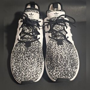 Adidas Originals ZX Flux ADV Sneakers Black White Knit Size 10.5